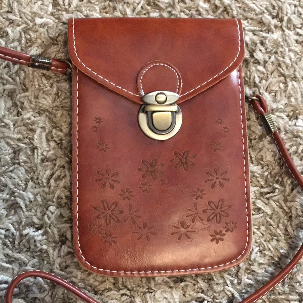 Brown Leather Crossbody